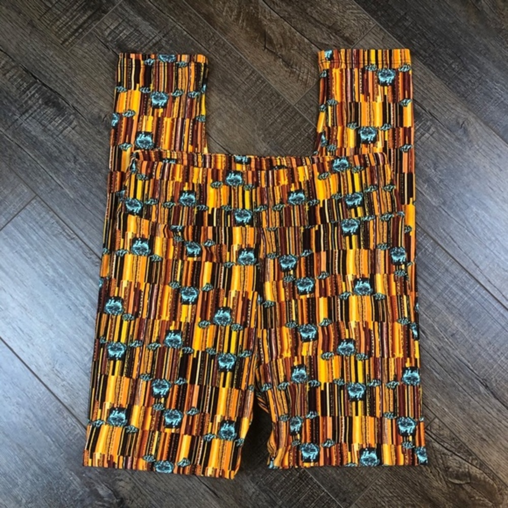 LuLaRoe Frankenstein Monster Leggings Pants OS